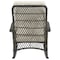 Manhattan Comfort Furttuo Steel Rattan Outdoor Rocking Chair with Cushions in Cream OD-CV017-CR - alternate 5